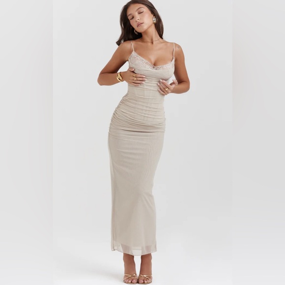 House of CB Dresses & Skirts - House of CB NALINI SAND MAXI DRESS